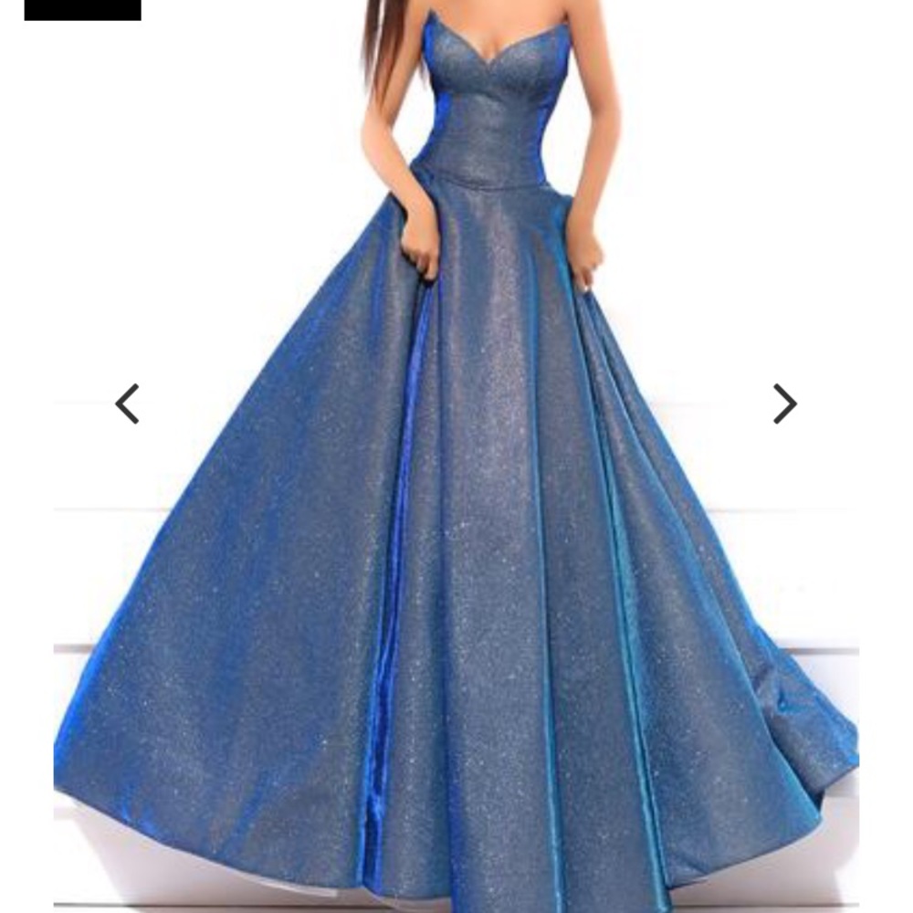 Blue Tarik ediz ball gown